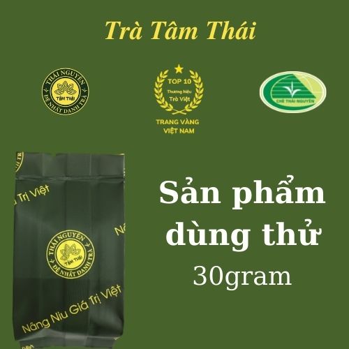 Trà Nõn Tân Cương đặc biệt Trà Móc Câu Thái Nguyên 30g  Trà Xanh Tâm Thái  gói 30g