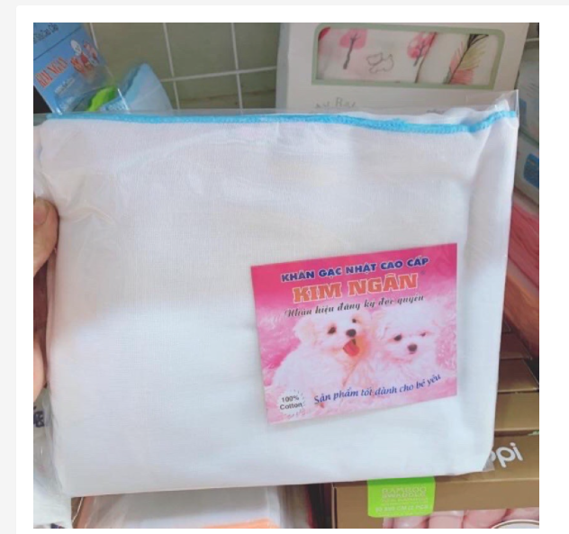 Khăn tắm vải xô 4 lớp Kim Ngân / Khăn tắm gạc Nhật