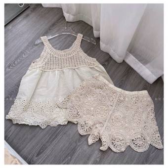 Bộ len móc đi biển