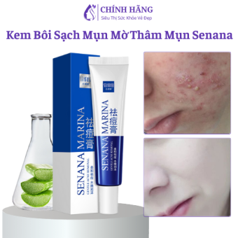 Kem Chấm Sạch Mụn Senana Đánh Bay Các Loại Mụn Sưng Mụn Cơm Mụn Ẩn Mụn Viêm Trên Da 20G