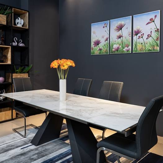 Bàn ăn thông minh mặt đá T839