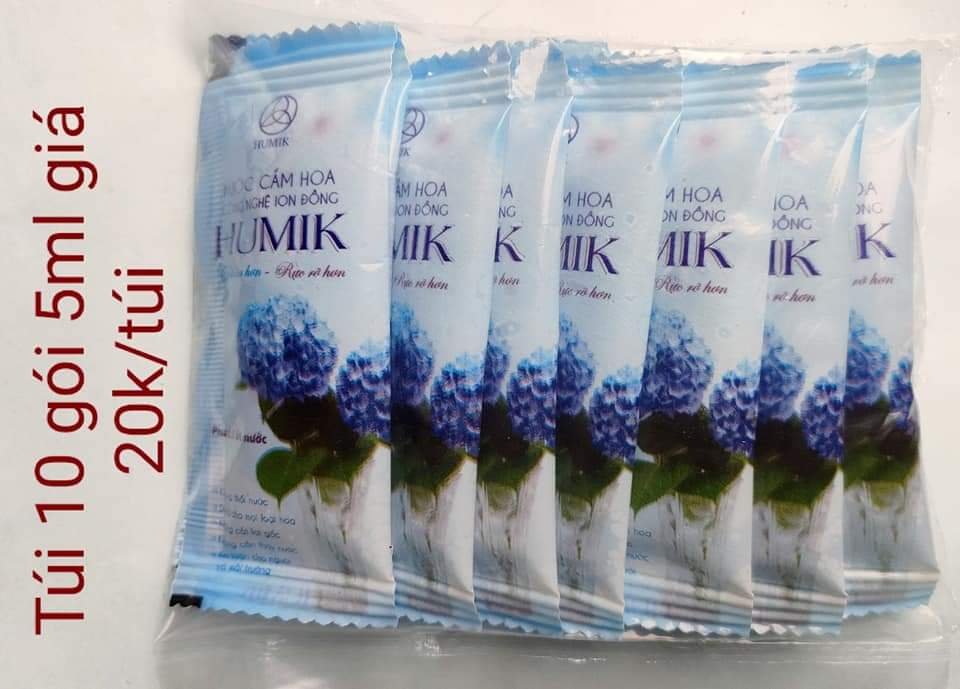 Nước dưỡng hoa humik túi 10 gói 5ml