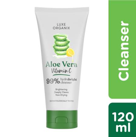 Luxe Organix Aloe Vera Brightening Micro Foam Cleaner (Luxe Organix)