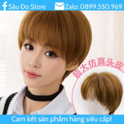 Tóc Tém Ngắn Cá Tính Nhiều Màu