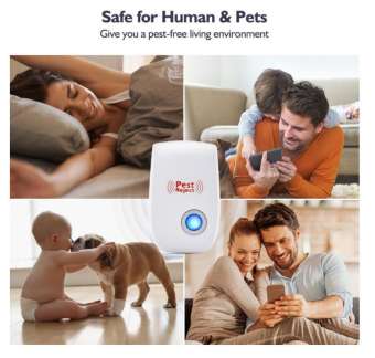 Thiết Bị Đuổi Muỗi,đuổi côn trùng,gián chuột Pest Reject 2020