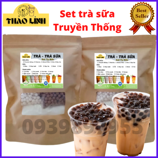 Set Trà Sữa Truyền Thống Tự Nấu Tại Nhà Thơm Ngon Ngọt Béo An Toàn Vệ Sinh 1 Lần Nấu Được Khoảng 10 Người Uống