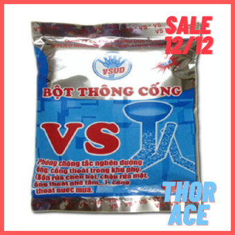 Bột thông cống thông tắc đường ống cực mạnh VS - Vinachem thông tắc bồn rửa mặt chậu rửa bát