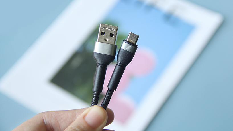 Cáp sạc micro usb remax rc-124m siêu bền fullbox