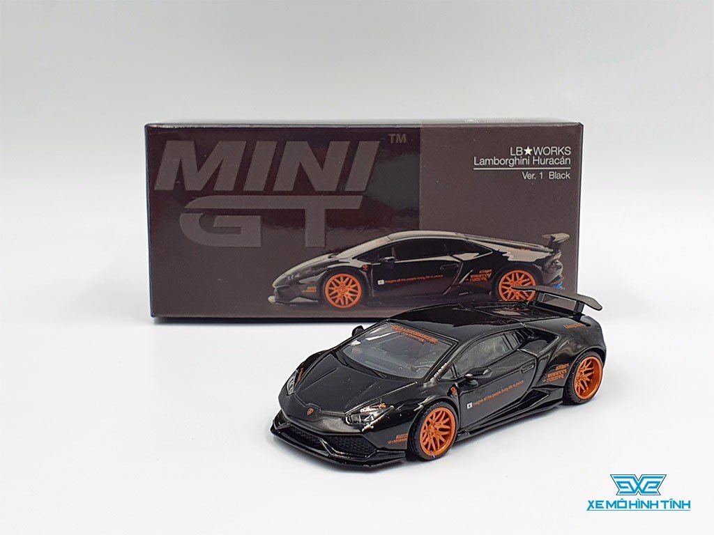 Giảm giá Xe mô hình lb*works lamborghini huracan  - black lhd 1:64  minigt - BeeCost