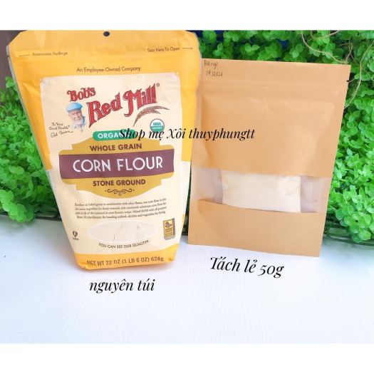 ◈◐✚ Tách Lẻ 50g bột ngô / bột bắp hữu cơ
