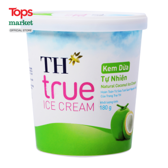 Kem Th True Ice Cream Vị Dừa Tự Nhiên 180G