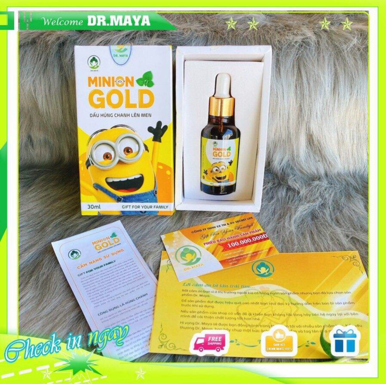 Tinh dau hung chanh MINION GOLD