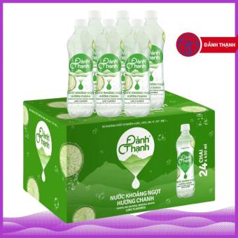 Thùng 24 Chai Nước Khoáng Ngọt Hương Chanh Có Gas Thiên Nhiên 430ml Đảnh Thạnh - Giàu và bổ sung vi khoáng tự nhiên