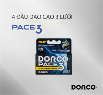 04 đầu dao cạo râu 3 lưỡi DORCO PACE 3
