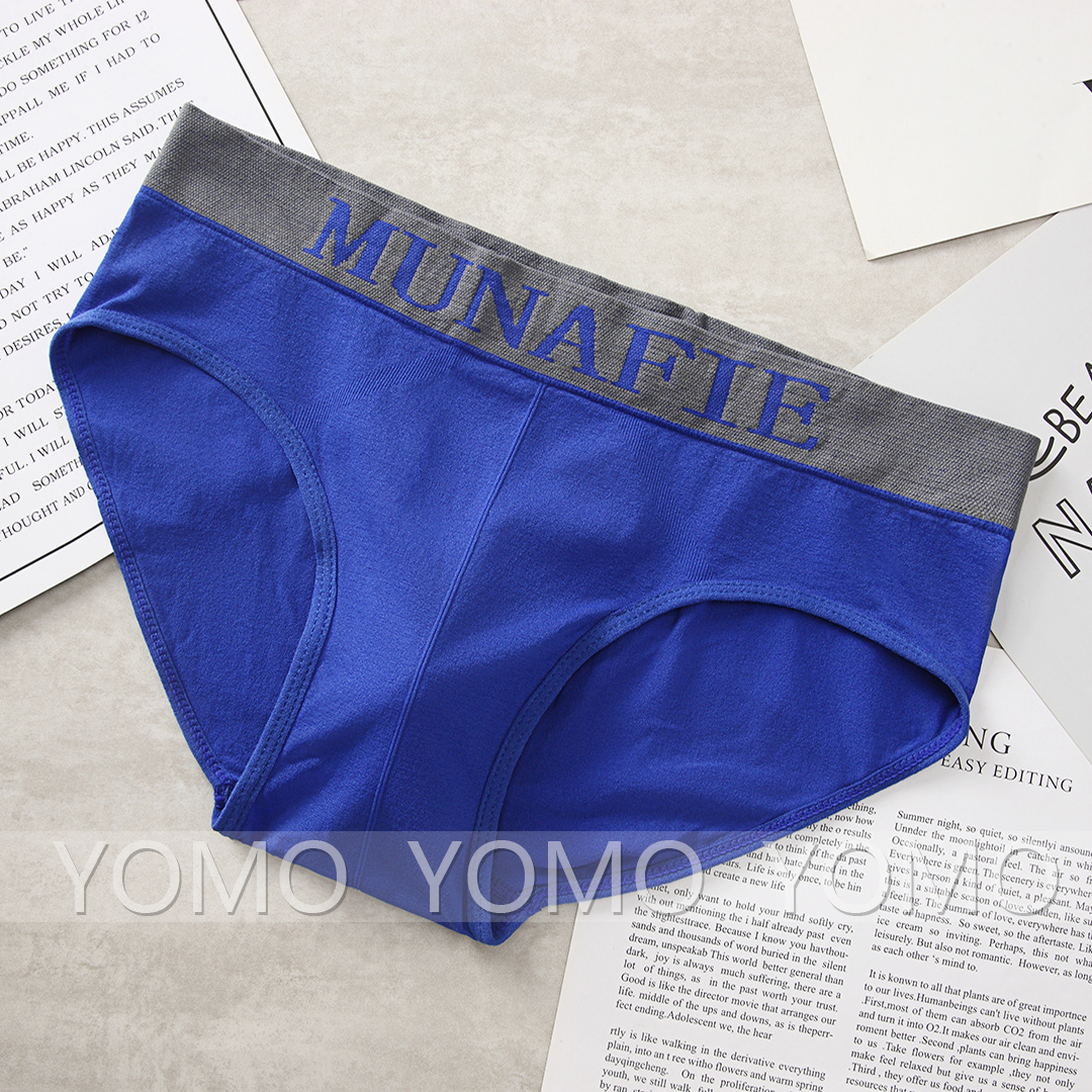 ข้อมูลเพิ่มเติมของ กางเกงชั้นในชาย มูนาฟี่ กางเกงในบิกินี่ รอบเอว 24-42 นิ้ว [พร้อมส่ง]