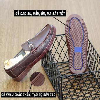 Giày lười ,Giày mọi nam ,Giày lười da thời trang cao cấp mã D4