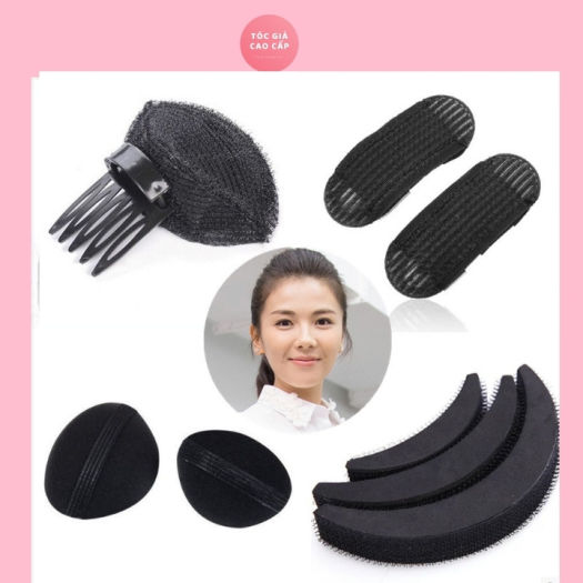Dụng cụ độn phồng tóc, tóc mái tóc 2 bên đều được, thích hợp cho tất cả mọi người, kẹp mái phồng tự nhiên