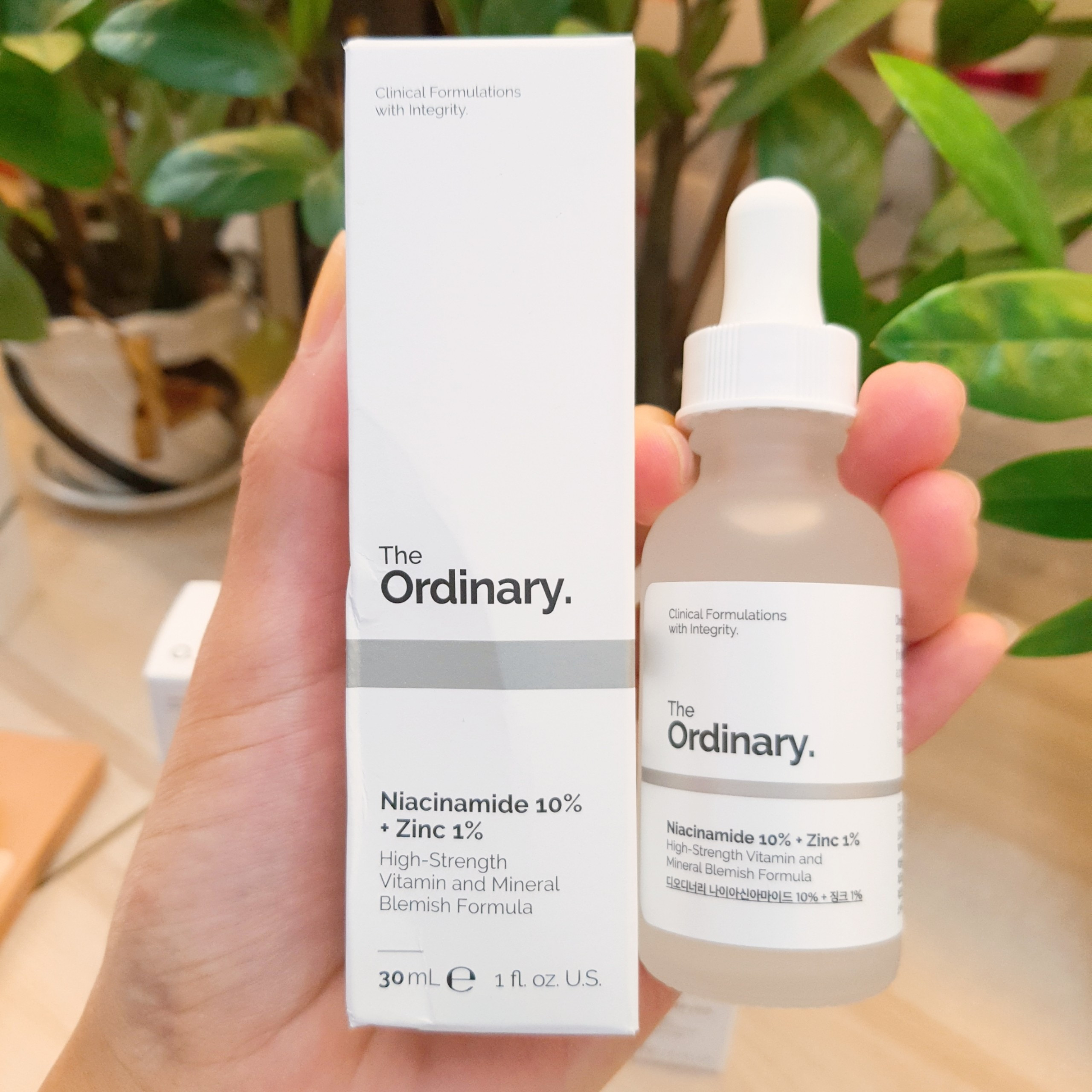 Tinh chất serum The Ordinary Niacinamide 10% + Zinc 1% giảm dầu, giảm mụn, mờ thâm sau mụn