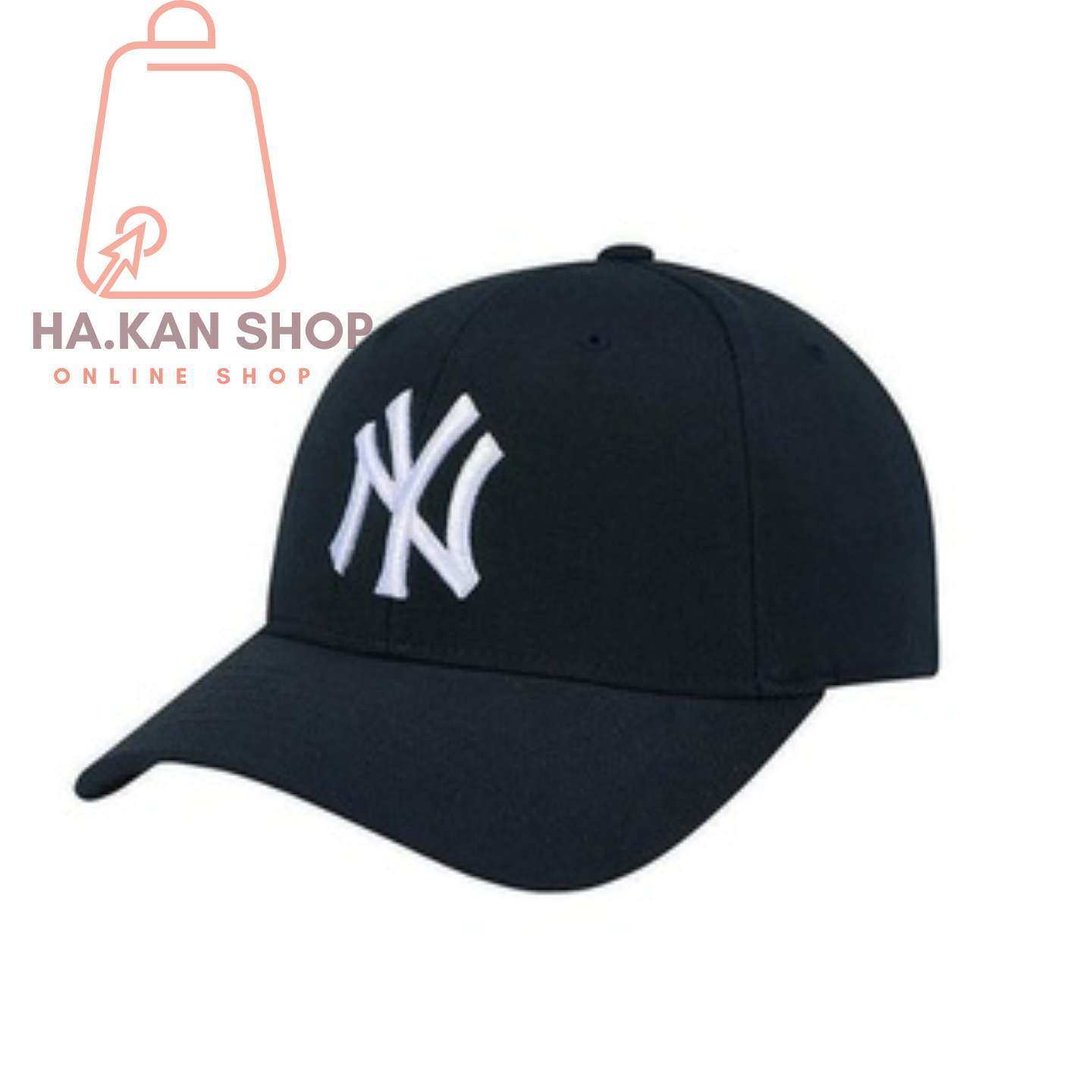 Mũ lưỡi trai MLB thêu chữ NY hàng xuất dư cao cấp phong cách Hàn Quốc