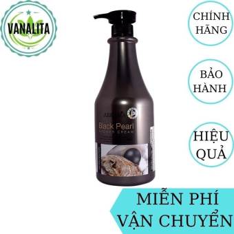 Sữa Tắm Trắng Da Argasia Ngọc Trai Malaysia VANALITA giúp bật tông da, mịn màng, dưỡng da, trắng sáng, dưỡng ẩm - 1100ml (Màu Đen)