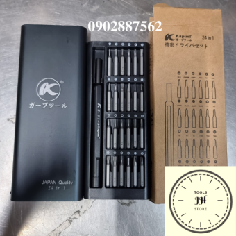 Bộ tua vít đa năng mini 24 đầu có nam châm tô vít KAPUSI