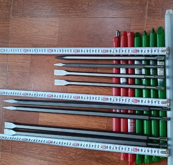 Mũi đục bê tông φ14mm chuôi gài dài 40cm - 60cm _ dùng cho loại máy 2 chức năng khoan và đục