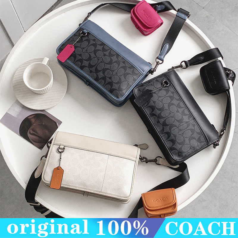 Coach slingbag new design 2022 beg lelaki, Men's Fashion, Bags, Sling Bags  on Carousell