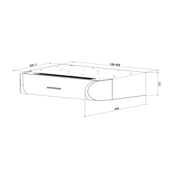UNO UH 9003C 90cm Slim Line High Power Hood · v4