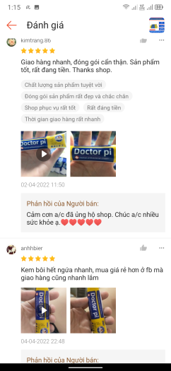 Kem bôi doctor Pi xuất khẩu Mỹ - Kem bôi nấm ngứa, viêm da, hắc lào, lang ben, vảy nến, á sừng, tổ đỉa - Skin Shop 89