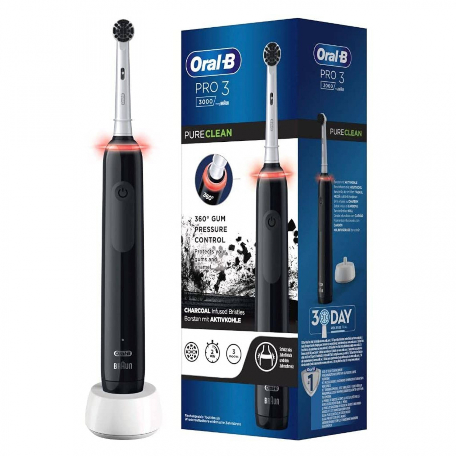 Bàn chải điện oral-b pro 3 3000 clean edition - made in germany