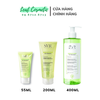 Sữa Rửa Mặt SVR Làm Sạch Da Sebiaclear Gel Moussant 400ml