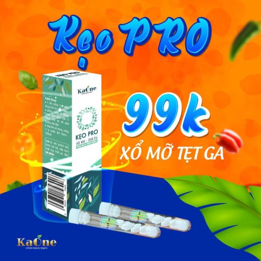 Kẹo PRO xổ mỡ,siết eo - KAONE HỘP 8 VIÊN