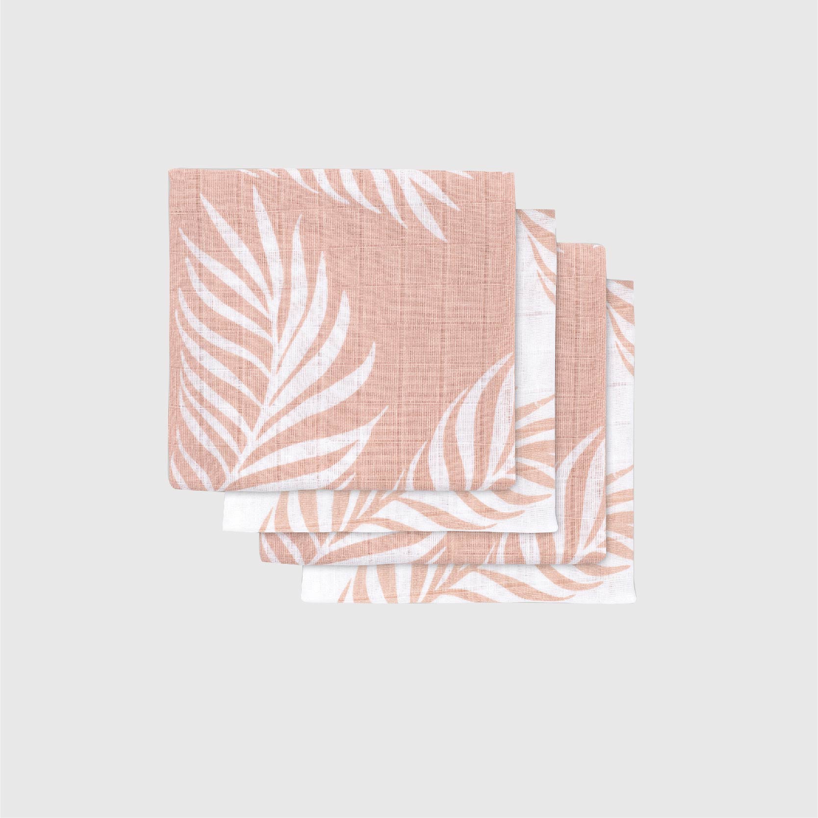 Jollein ผ้าอ้อม ลาย Nature Pale Pink เซต 4 ผืน Nature Pale Pink ราคา 790 บาท*ส่งฟรี