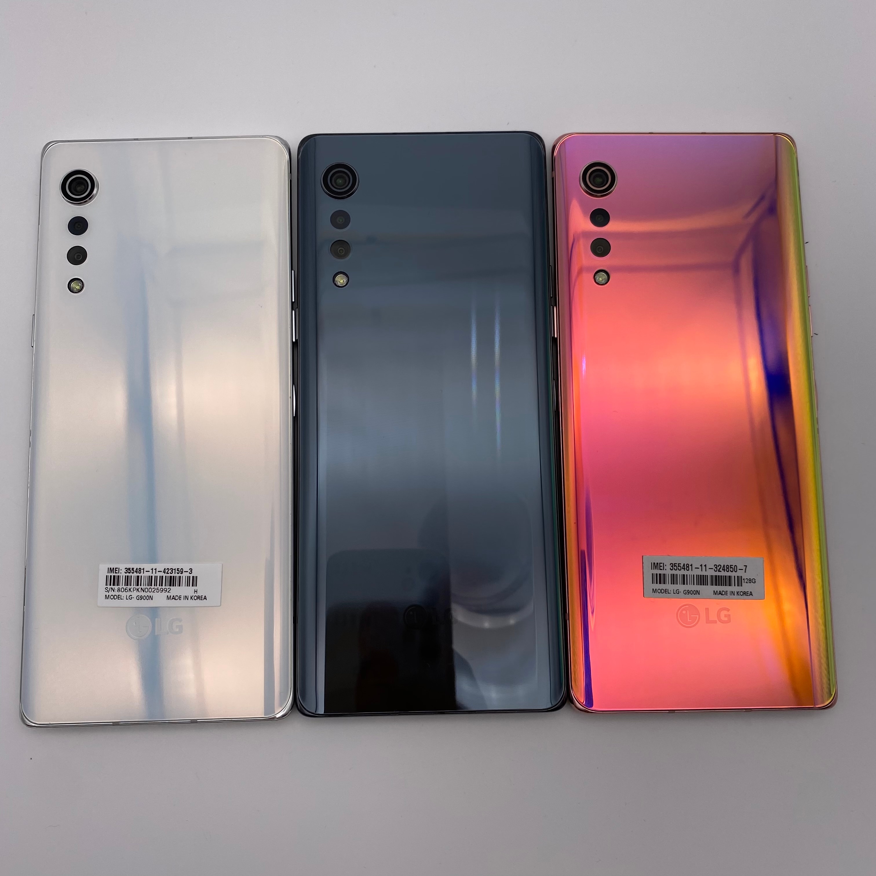 สำหรับ LG Velvet 5G LG G900N KR-ปลดล็อกต้นฉบับ 6.8 นิ้ว Octa Core 8GB RAM 128GB ROM 48MP 5G โทรศัพท์มือถือซิมเดียว