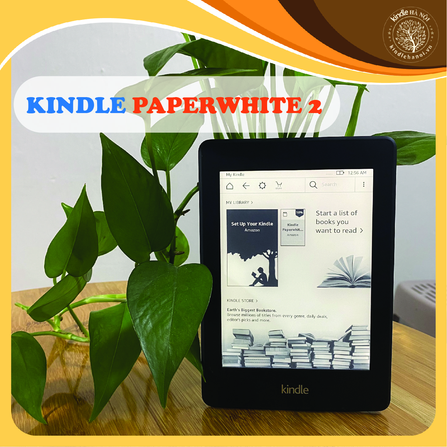 Máy đọc sách Kindle Paperwhite Gen 2 (6th) Kindle PPW2 màn hình 6'' 212PPI RAM 512mb bộ nhớ 2/4GB
