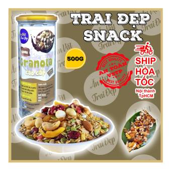 Granola Mật Ông hủ Pet 500g - Trai Đẹp Snack