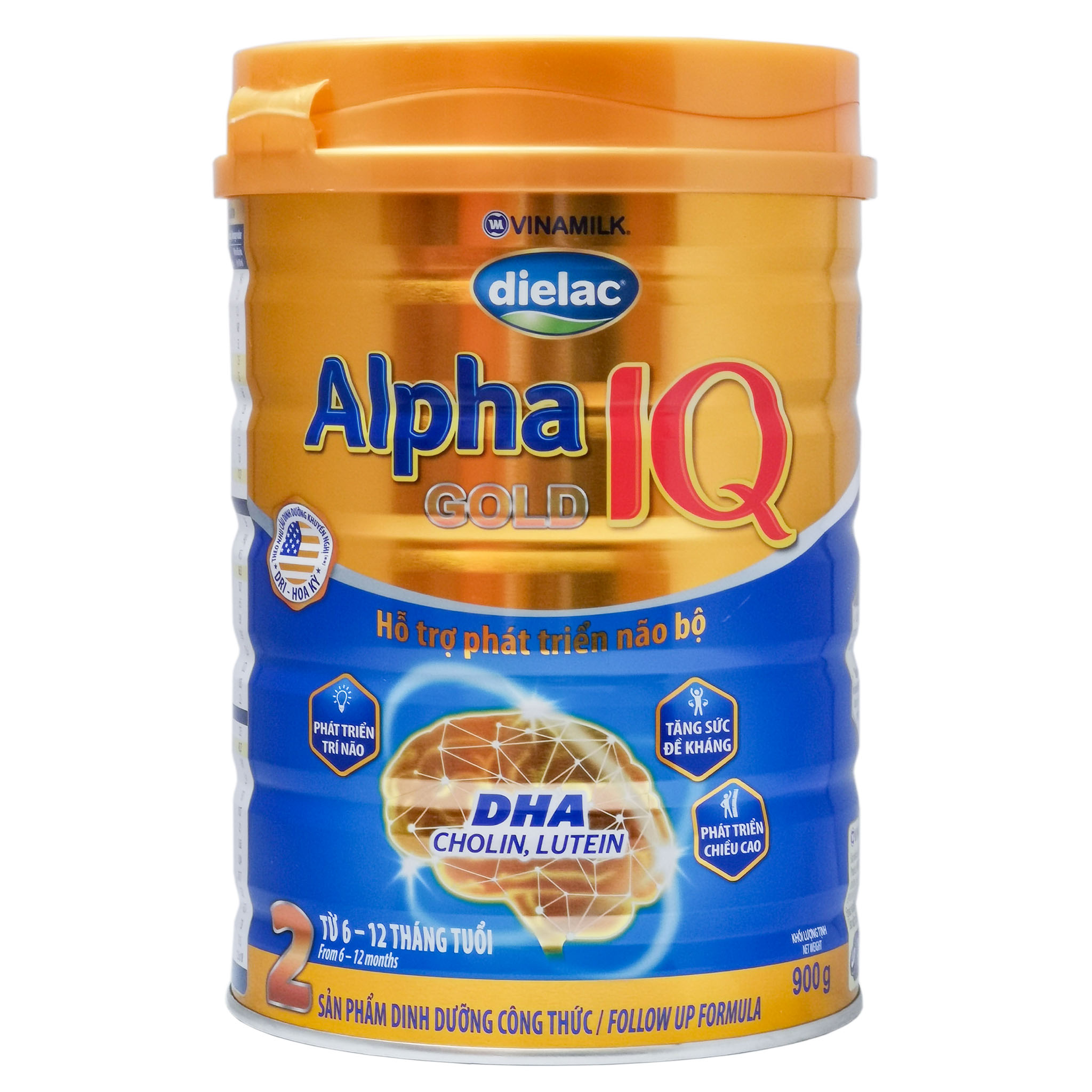 Sữa dielac alpha gold iq số 2 --- 900g