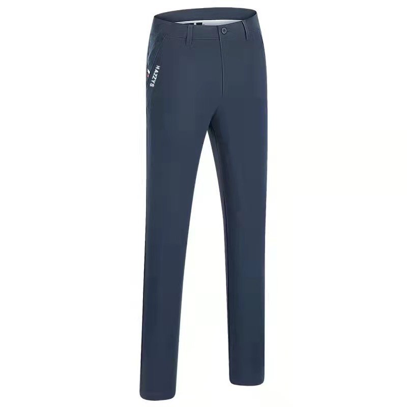 "Quần Golf Nam Hazzys, Dáng Đứng, Chất: polyestr + spandex co giãn nhẹ linh hoạt cho mọi cử động