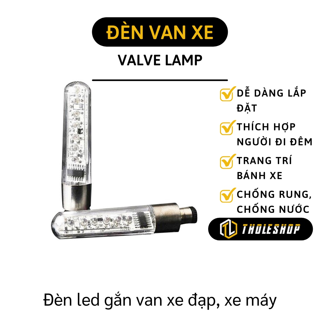 Đèn led gắn van xe đạp - Đèn led chạy chữ gắn van xe máy, xe đạp phát sáng - Đèn hậu xe đạp led mini