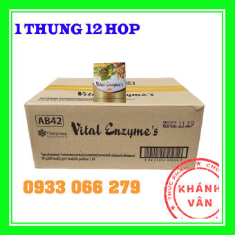 Combo 12 Hộp Vital Enzyme thanh lọc cơ thể bổ sung Enzyme tự nhiên