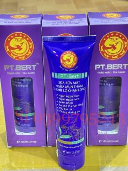 Sữa Rửa Mặt Ngừa Mụn Thâm _ Se Khít Lỗ Chân Lông PT _ BERT 100ml
