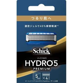 Vỉ 4 lưỡi dao cạo râu Schick Hydro 5 Premium - Nhật Bản