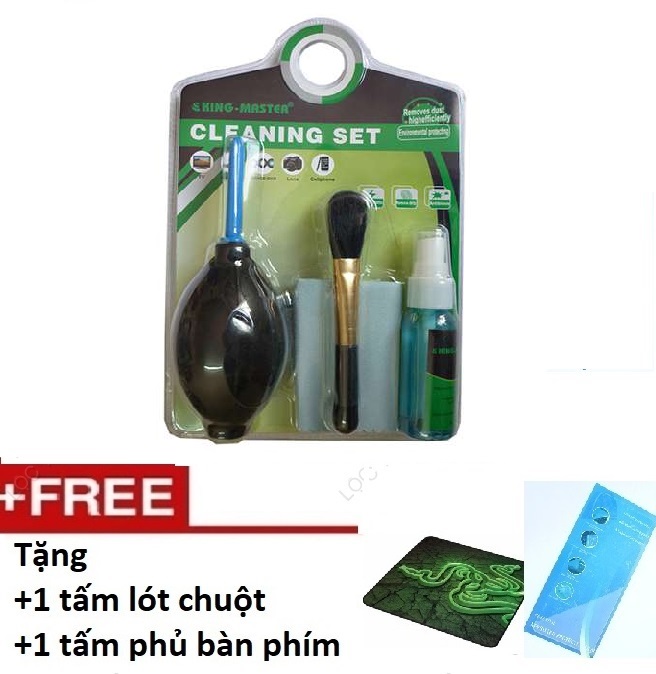 [HCM]Bộ vệ sinh 6 món cho máy tính Laptop Tặng lót chuộtLót bàn phím