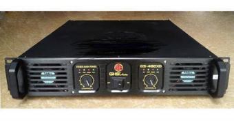 Đẩy công suất cao GHS MODEL GS482XD, đẩy hội trường 48 sò,  2 nguồn xuyến đồng, 4800W max .