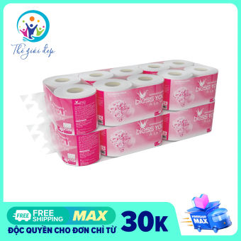 Bộ 2 Lốc Giấy Vệ Sinh Bless You A La Vie 10 cuộn