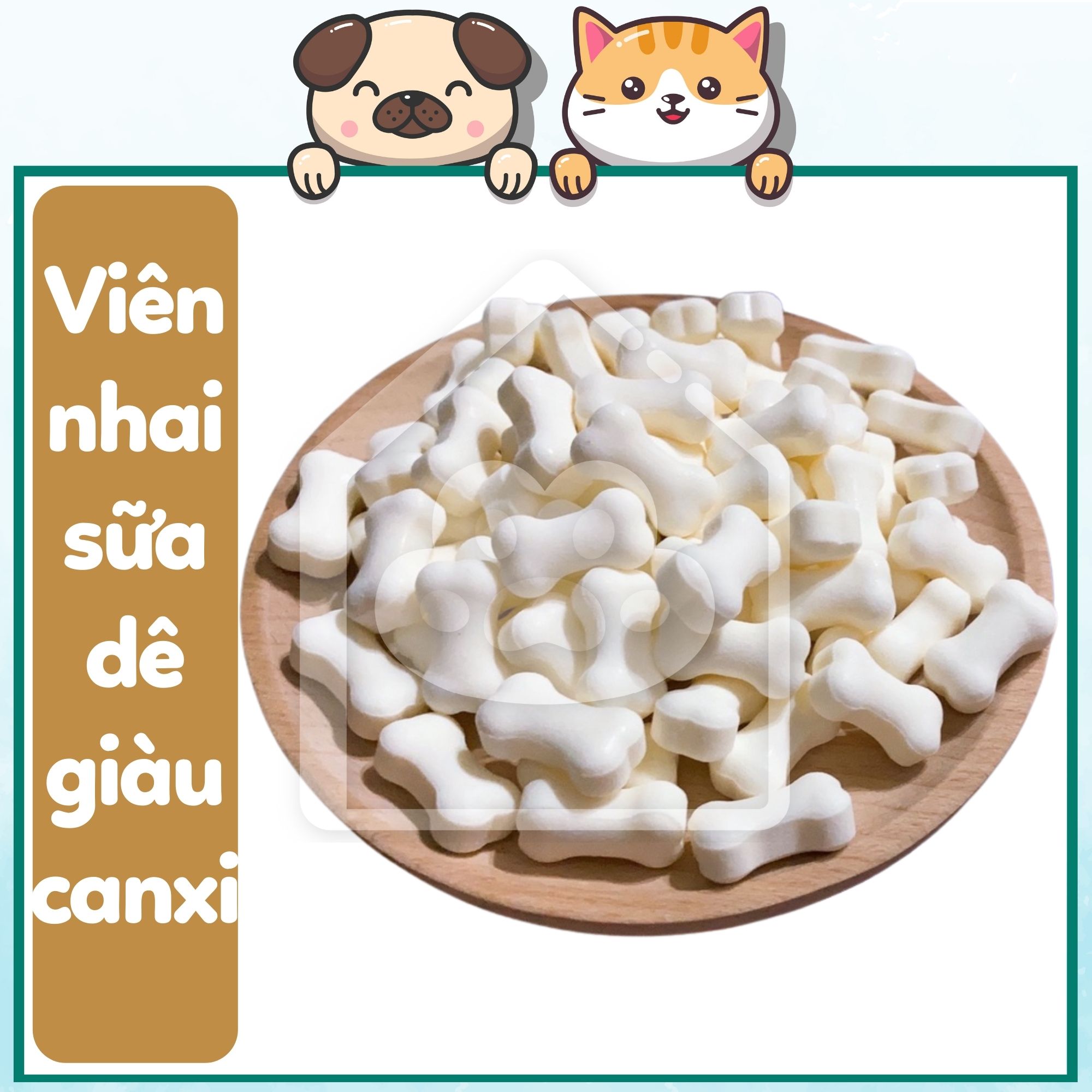 Xương sữa dê Goatmilk's Formula cho chó mèo hamster giàu canxi - Bivido