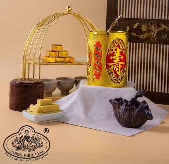 Bánh Đậu Xanh Rồng Vàng Minh Ngọc Phúc Lộc Thọ (Pháo)