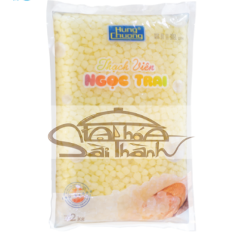 Thạch Viên Ngọc Trai Phô Mai - Thạch 3q Phô Mai - 1.0kg/ 2.0kg - Hùng Chương