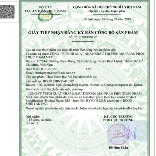 Chai 100ml Nước Giải Rượu M5 Tăng Cường Chức Năng Gan Nhập Khẩu từ Hàn Quốc