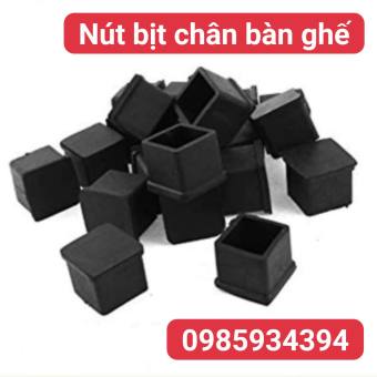 Bộ 10 chụp ngoài 40x40mm, chân đế cao su, nút bịt chân bàn, ghế